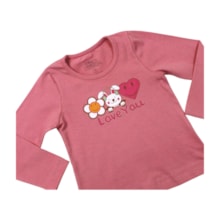 Blusa Manga Longa Love 1420 - Bicho Bagunça