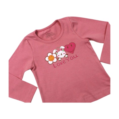 Blusa Manga Longa Love 1420 - Bicho Bagunça