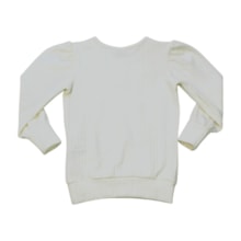 Blusa Manga Longa Trabalhada com Pérolas 2000885 - Milon 