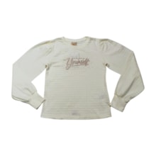 Blusa Manga Longa Trabalhada Youself com Strass 22444 - Angerô