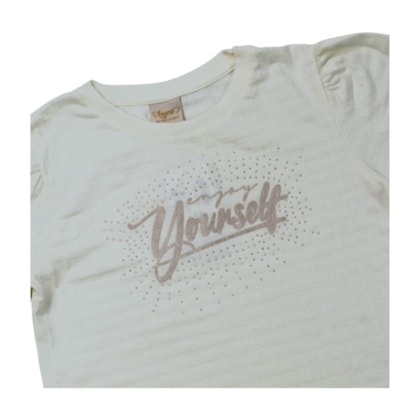 Blusa Manga Longa Trabalhada Youself com Strass 22444 - Angerô