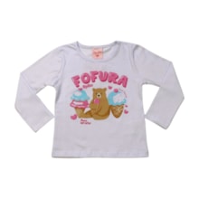 Blusa Manga Longa Urso Fofura 8285 - By Gus