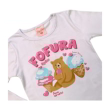 Blusa Manga Longa Urso Fofura 8285 - By Gus
