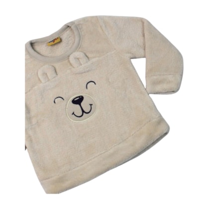Blusão Carinha Pelúcia Masculino 26211 - Rollu
