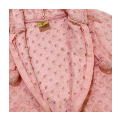 Blusão Feminino Pelúcia com Capuz 23141 - Rollu 