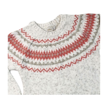 Blusão Feminino Tricot Jacquard 2001621 - Milon