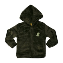 Blusão Pelúcia Aberto Masculino Dinossauros 26213 - Rollu