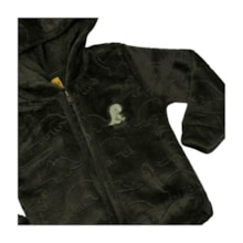 Blusão Pelúcia Aberto Masculino Dinossauros 26213 - Rollu