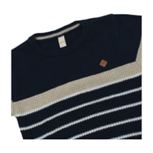 Blusão Tricô Masculino Listrado 38002 - Glinny