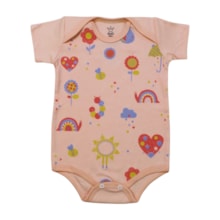 Body Manga Curta Feminino Canelado com Silk Sortido 37 - Magi  