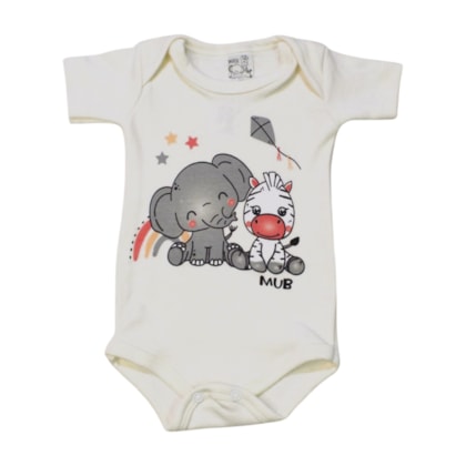 Body Manga Curta Feminino Sortido 1124 - Mub 