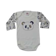 Body Manga Curta Masculino Estampado Panda 868 - Baby Bee