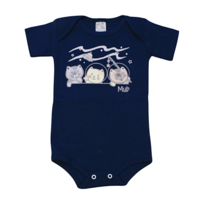 Body Manga Curta Masculino Sortido - Mub 