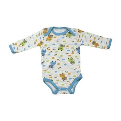 Body Manga Longa Estampa Sortidas Masculino 1002127 - Bebezinho