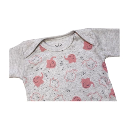 Body Manga Longa Feminino Canelado Elefante 31 - Magi 