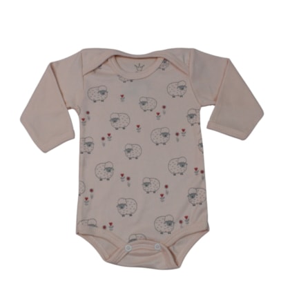 Body Manga Longa Feminino Estampado Ovelinha 72 - Magi