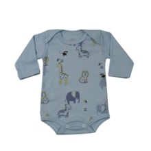 Body Manga Longa Masculino Estampado Safari 87 - Magi