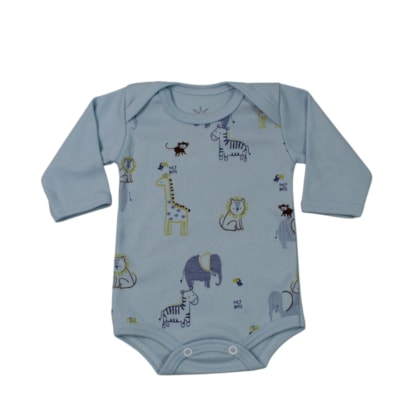 Body Manga Longa Masculino Estampado Safari 87 - Magi