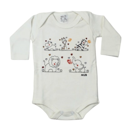 Body Manga Longa  Masculino Sortido 2130 - Mub