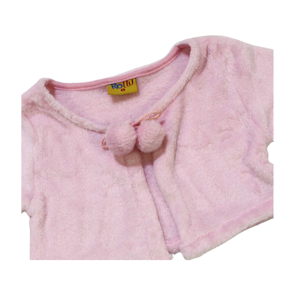 Bolero Pelúcia com Pompom 23144 - Rollu 