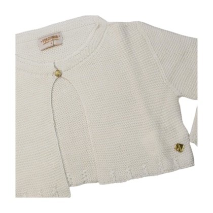 Bolero Tricô Pérola 8612P Pokotinha