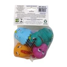 Brinquedo Banho Alegre Dinos Sortidos 4 Peças 400-08 - Vilatoy 