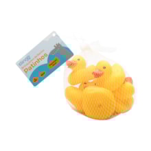 Brinquedo de Banho Patinhos 4m+ 6uni. 3384 - Clingo    