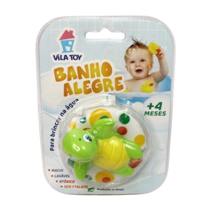 Brinquedo Tartaruga Banho Legal Vinil 400-03 - Vila Toy 