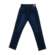 Calça Cargo Jeans Masculina 4458 - Paparrel 