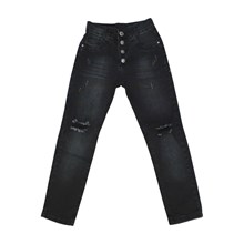 Calça Jeans Black Feminina com Rasgos 3119 - Frommer 