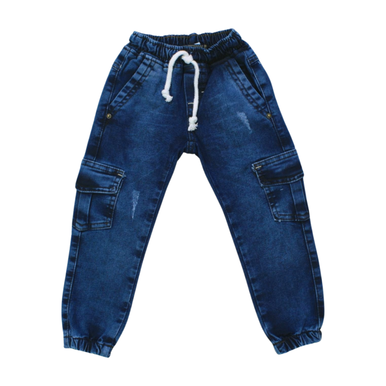 Calça fashion jeans com punho