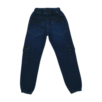 Calça Jeans Cargo Masculina com Punho  7110 - Escapade