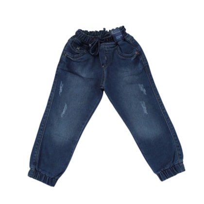 Calça Jeans com Elástico Masculina 688 - Faos