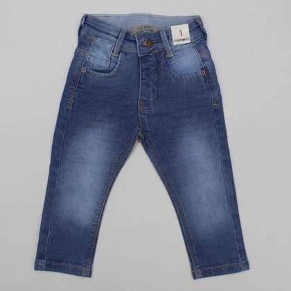 Calça Jeans com Regulagem no Cós 4275 - Paparrel