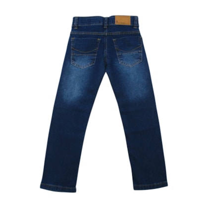 Calça Jeans com Regulagem no Cós  Masculino 167 - Faos