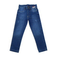 Calça Jeans com Regulagem no Cós  Masculino 845 - Faos 
