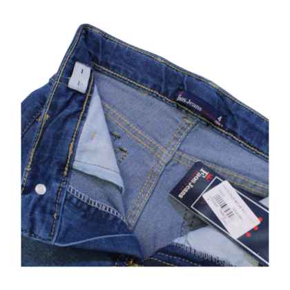 Calça Jeans com Regulagem no Cós  Masculino 845 - Faos 