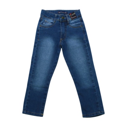 Calça Jeans com Regulagem no Cós  Masculino 846 - Faos