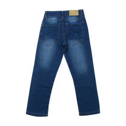 Calça Jeans com Regulagem no Cós  Masculino 846 - Faos