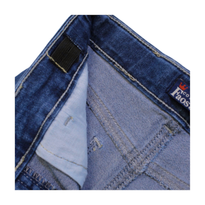 Calça Jeans com Regulagem no Cós  Masculino 847 - Faos 