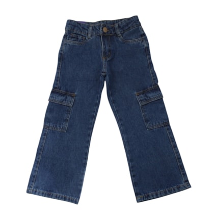 Calça Jeans Feminina Cargo Wide Legging 511 - Revert