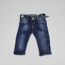 Calça Jeans Feminina com Cinto 80070 - Akiyoshi