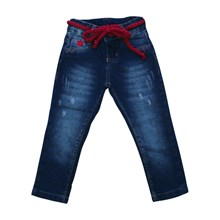 Calça Jeans Feminina com Cinto Cordão 3063 - Via Onix 