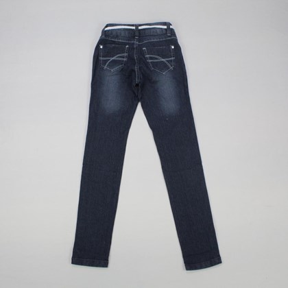 Calça Jeans Feminina com Cordão 20306 - Via Onix