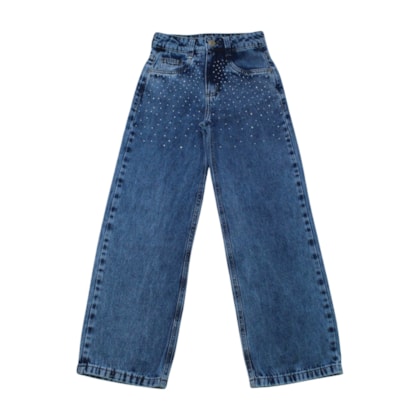 Calça Jeans Feminina com Strass 3720 - Frommer