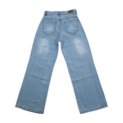 Calça Jeans Feminina Delavê Wide Leg 5352 - Paparrel