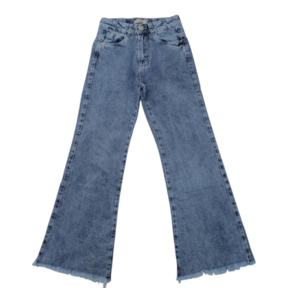 Calça Jeans Feminina Flare Marmorizada 510 - Revert