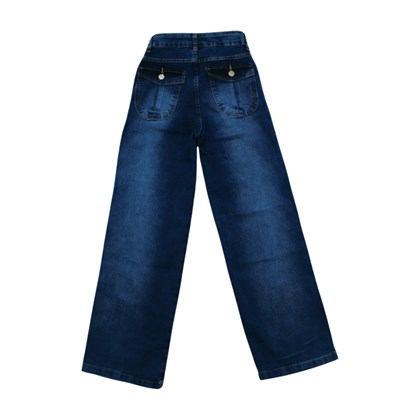 Calça Jeans Feminina Pantalona Wide Leggging 3489 - Frommer