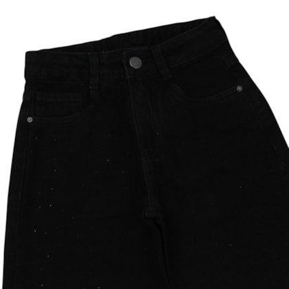 Calça Jeans Feminina wide Leg com Strass 3571 - Frommer