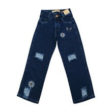 Calça Jeans Feminina Wide Legging 141178 - Bob Bandeira 